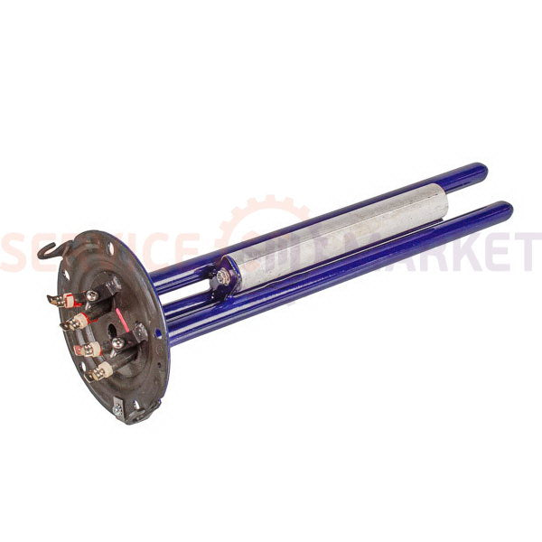 Ariston boiler repair kit: D124mm flange with dry heating elements 2x750W and anode