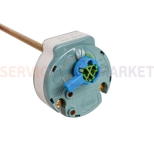 Thermostat 2019B 16A 250V, rod L=450mm, F.60/S.105°C outputs on lamp. Thermowatt Ariston