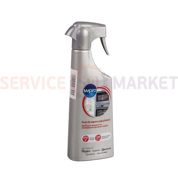 Средство для очистки и обезжиривания духового шкафа 500ml Wpro