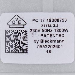 Circulation pump for dishwasher Beko 1752480100 BLD375P8L15Y 45W 240V