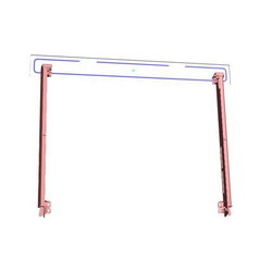 External door angle 594x470mm 140037378043 for AEG oven