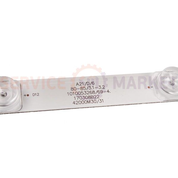 LED backlight kit LED43D10-03(A) + LED43D10-04(A) for 43" Kivi TV