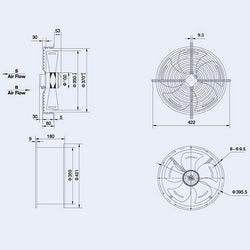Axial Fan Weiguang YWF4D‑350‑S