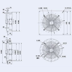 Axial Fan Weiguang YWF4D‑350‑S