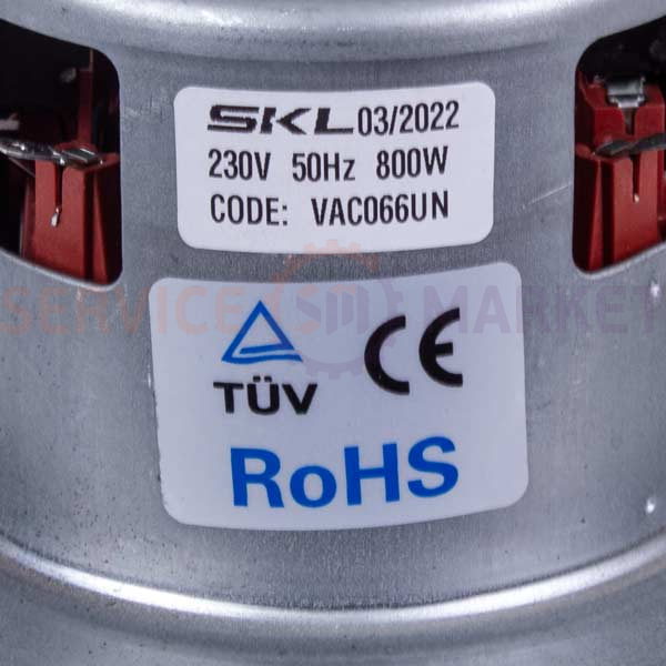 Vacuum cleaner motor D=120/83mm H=26/105mm 800W VAC066UN SKL Bosch