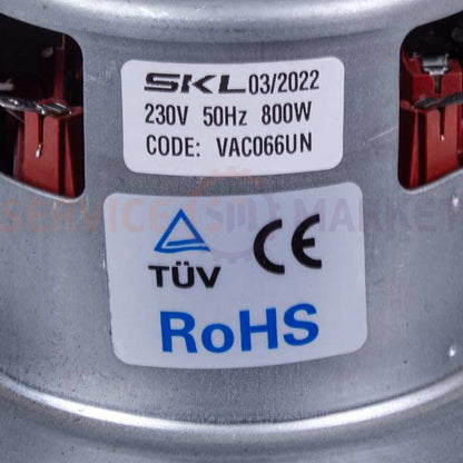 Vacuum cleaner motor D=120/83mm H=26/105mm 800W VAC066UN SKL Bosch