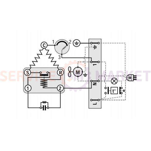 Compressor for refrigerator EMBRACO ASPERA NEK2134GK R404a 463W
