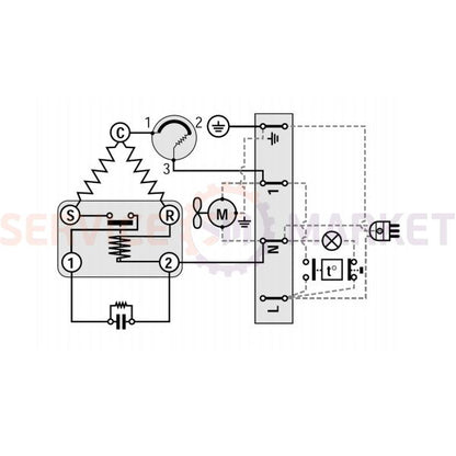 Compressor for refrigeration EMBRACO ASPERA NEU2155GK R404a 653W (with starting relay CSIR)