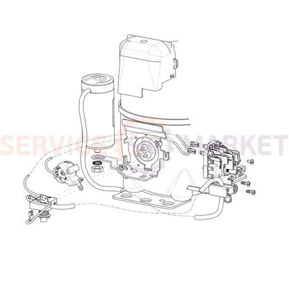 Compressor for refrigeration EMBRACO ASPERA NEU2155GK R404a 653W (with starting relay CSIR)