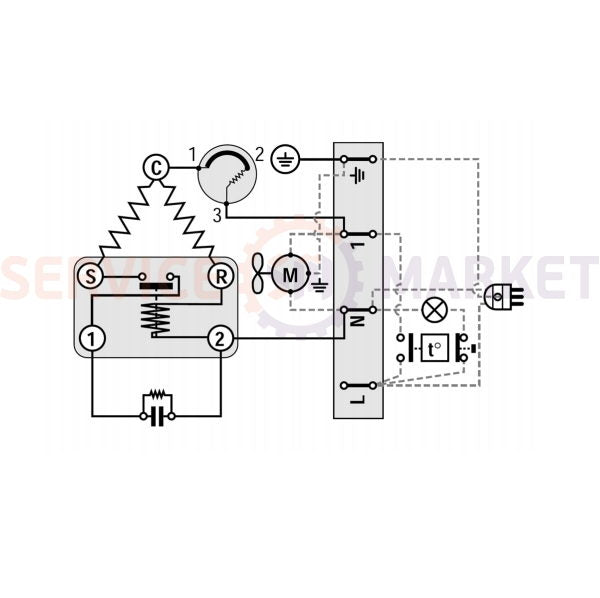 EMBRACO refrigeration Compressor NEK2168GK R404a 684W (with starting relay CSIR)