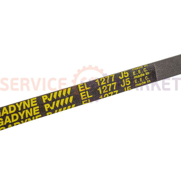 Belt 1277J5 EL Megadyne for washing machine