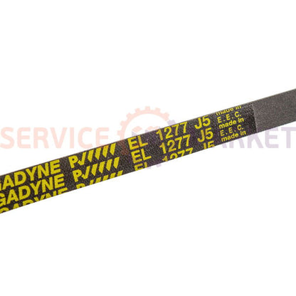 Belt 1277J5 EL Megadyne for washing machine