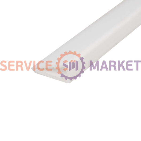 Frame front glass shelf above vegetable drawer in cold storage. Zanussi