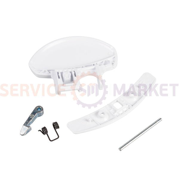 Door (hatch) handle assembly for Zanussi washing machine white