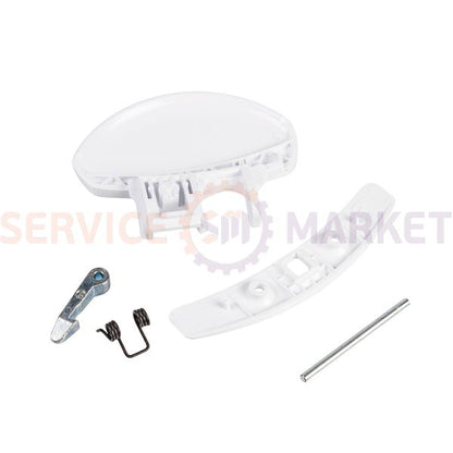 Door (hatch) handle assembly for Zanussi washing machine white
