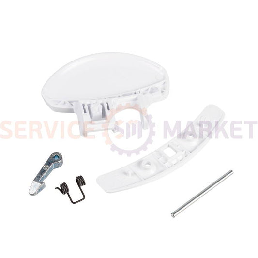 Door (hatch) handle assembly for Zanussi washing machine white