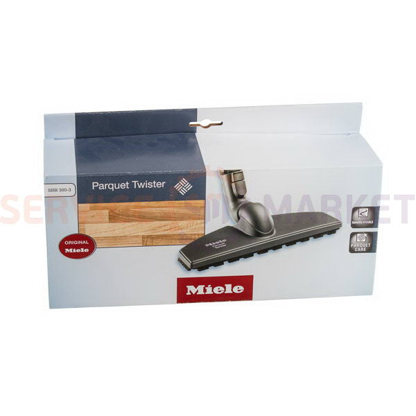 Parquet brush SBB300-3 PQ for vacuum cleaner on pipe without latch =35mm Miele