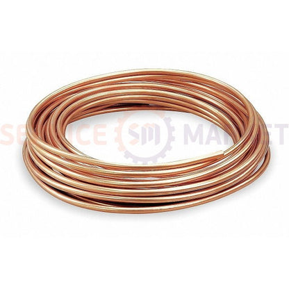 Copper pipe 1m 1/4&apos&apos (D=6mm, bay 50m) Halcor (sold in multiples of 5m)