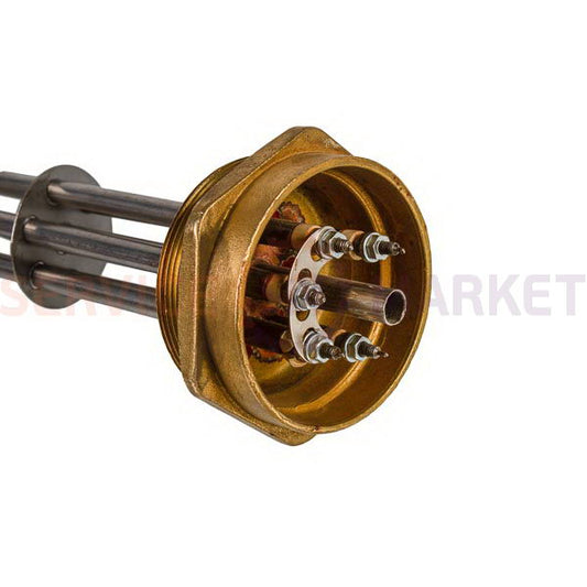 Heating element block 6000W (stainless steel), L=280mm nut 2.5" for electric boiler Balcik