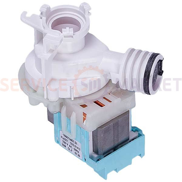 Pump assembly 22W (contact section at the back, 3 self-adjusting) PLASET Indesit