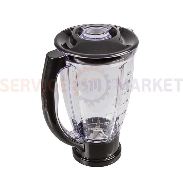 Blender bowl assembly 1500ml for kitchen. comb. Moulinex black