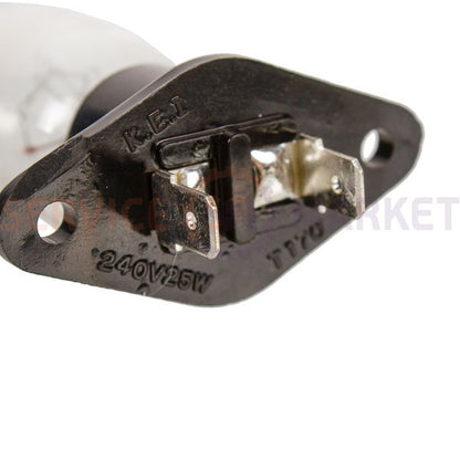 Whirlpool 481913428051 Light bulb in housing for microwave oven 25W 240V