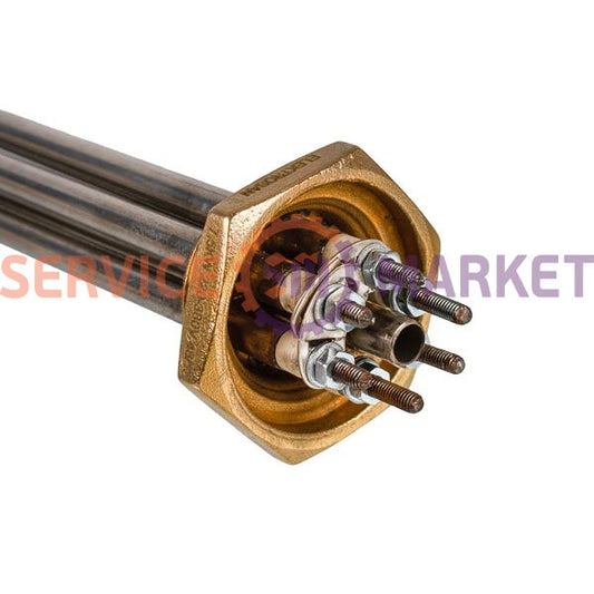 Heating element block 7500W 220/380V (stainless steel), L=325mm nut 1 1/4" for electric boiler ELEKTROSAN