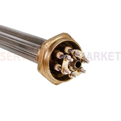 Heating element block 4500W 380V (stainless steel), L=265mm nut 1.5" (48mm) for electric boiler SANAL