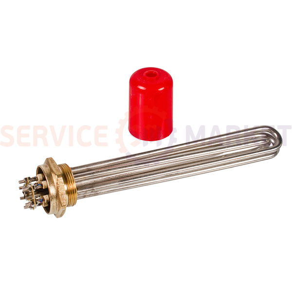 Блок тэнов 4500W 380V (нержав.), L=265mm гайка 1,5" (48mm) для электрического котла SANAL