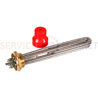 Блок тенів 12kW 220V (нержавіюча сталь) L=330mm гайка 2" (скріпка) для електричного котла TERMO-MIX