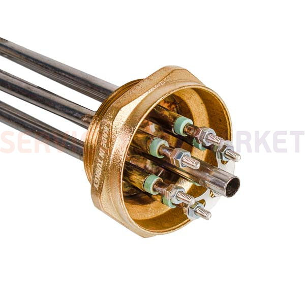 Shade block 12kW 220V (stainless steel) L=330mm nut 2" (fiddle) for electric boiler TERMO-MIX