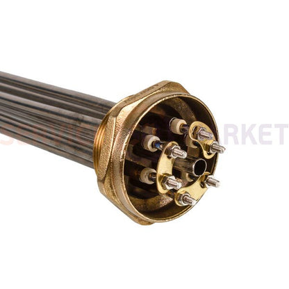 Heating element block 4500W 380V (stainless steel), L=275mm nut 2" for electric boiler SANAL