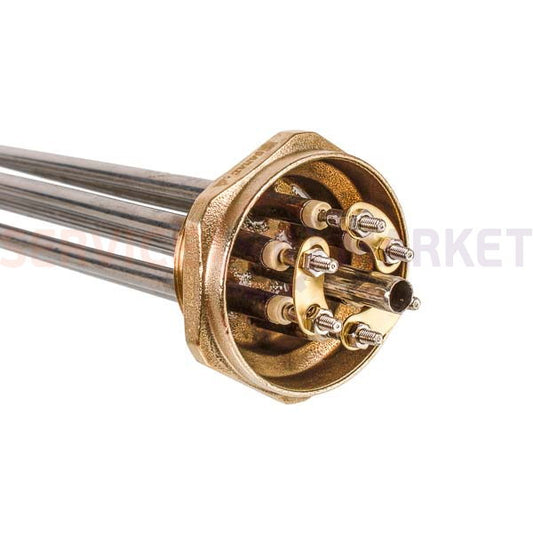 Heating element block 7500W 380V (stainless steel), L=325mm nut 2" for electric boiler SANAL