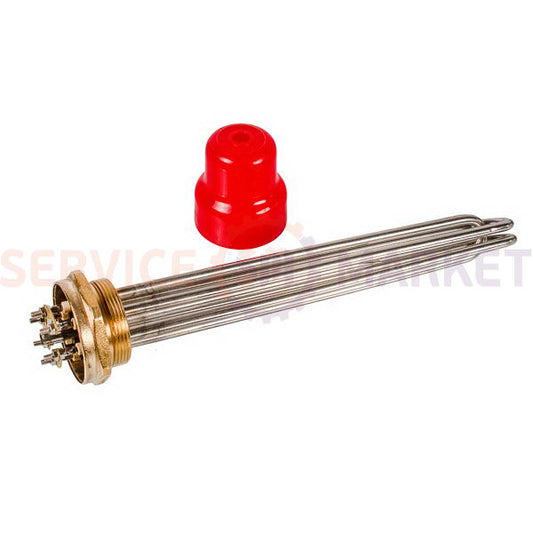 Блок тэнов 9000W 220-380V (нержав.), L=375mm гайка 2" для электрического котла Balcik