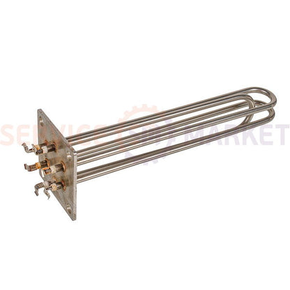 Блок тэнов 6000W 220V (нержав.), L=340mm фланец 100x100mm для электрического котла