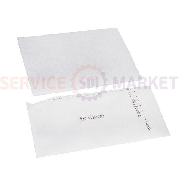 Set of microwave bags (4 pcs.) HyClean 3D GN + motor filter and outlet for Miele vacuum cleaner blue