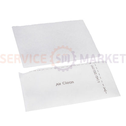 Set of microwave bags (4 pcs.) HyClean 3D GN + motor filter and outlet for Miele vacuum cleaner blue