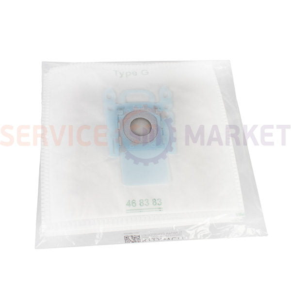 Microwave Bag Set (4 pcs.) Type G ALL BBZ41FGALL for Bosch, Siemens Vacuum Cleaner