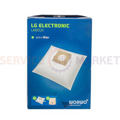 LG LMB02K WORWO Set of bags (4 pcs) for a vacuum cleaner