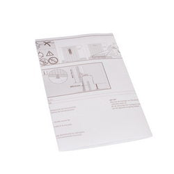 Electrolux 140035669161 Template for mounting the front of the dishwasher door
