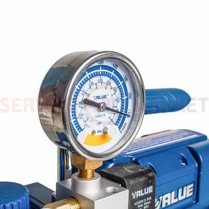 Vacuum pump with pressure gauge VI-120-SV (1 stage/57 l/min.) Value
