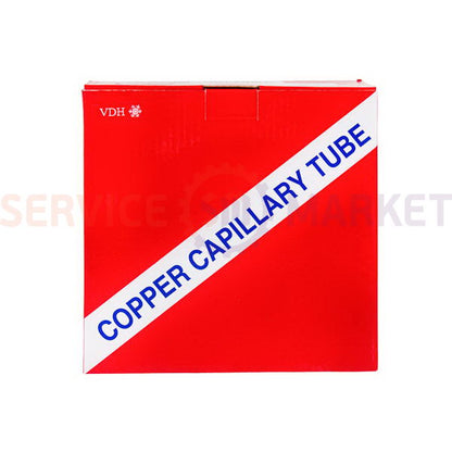 Capillary tube (copper) D inner=1.4mm, 30 meter coil