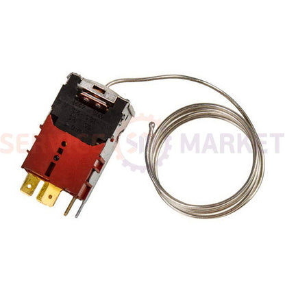 Two-chamber thermostat for refrigerator DANFOSS B6221 (-10°C to +4°C) capillary 100 cm