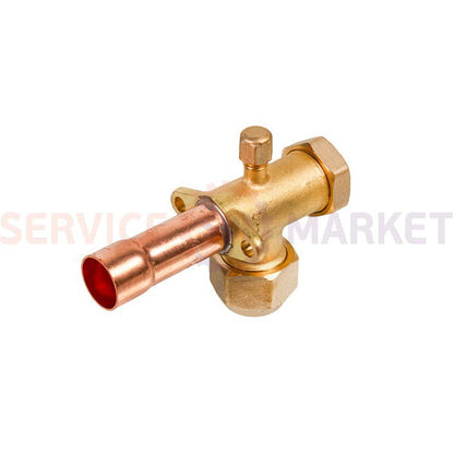 Кран сервисный (порт) 7/8" прямой для кондиционера