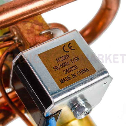 4-way valve (solenoid) DHF-11B (24000-30000Btu) 10mm/14mm for air conditioner