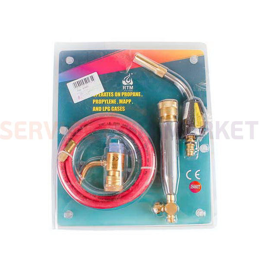 Горелка газовая ручная RTM 1S 660T (с пьезоподжигом)