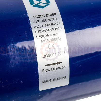 Compressor filter dryer for refrigerator K305 D=5/8” (soldering)