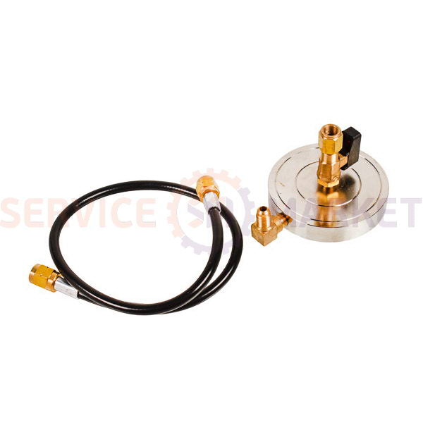 Подставка на весы для маленьких баллонов с краном и шлангом 1/4,60cm