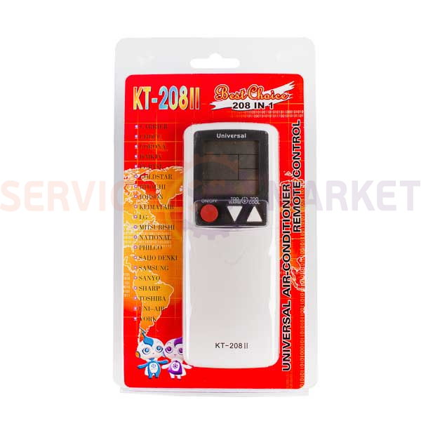 Universal remote control for air conditioner KT-208