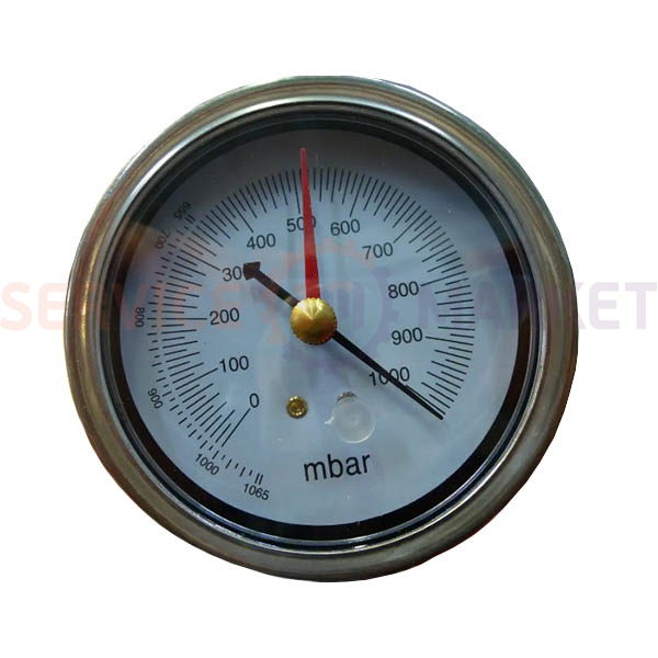 Манометр (вакуумметр) 310500301 VALUE (D корпуса=75mm, 2 стрелки, подключение сзади)